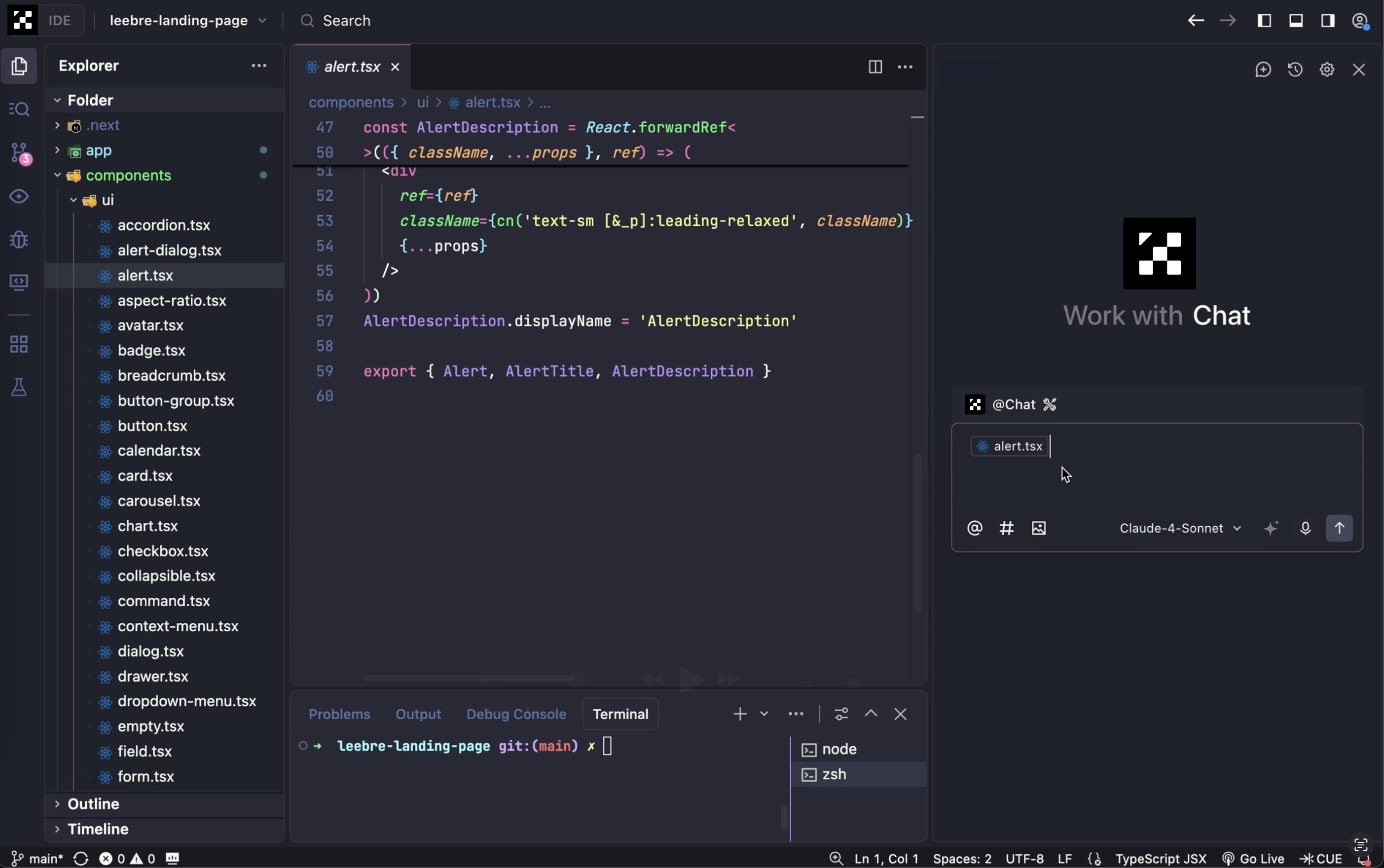 Leebre AI Version Control timeline with instant code restore